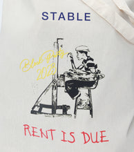 Load image into Gallery viewer, Rent Is Due x Stable Primary Color Tote