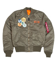 Load image into Gallery viewer, Rent Is Due MA-1 Bomber Jacket Slim Fit